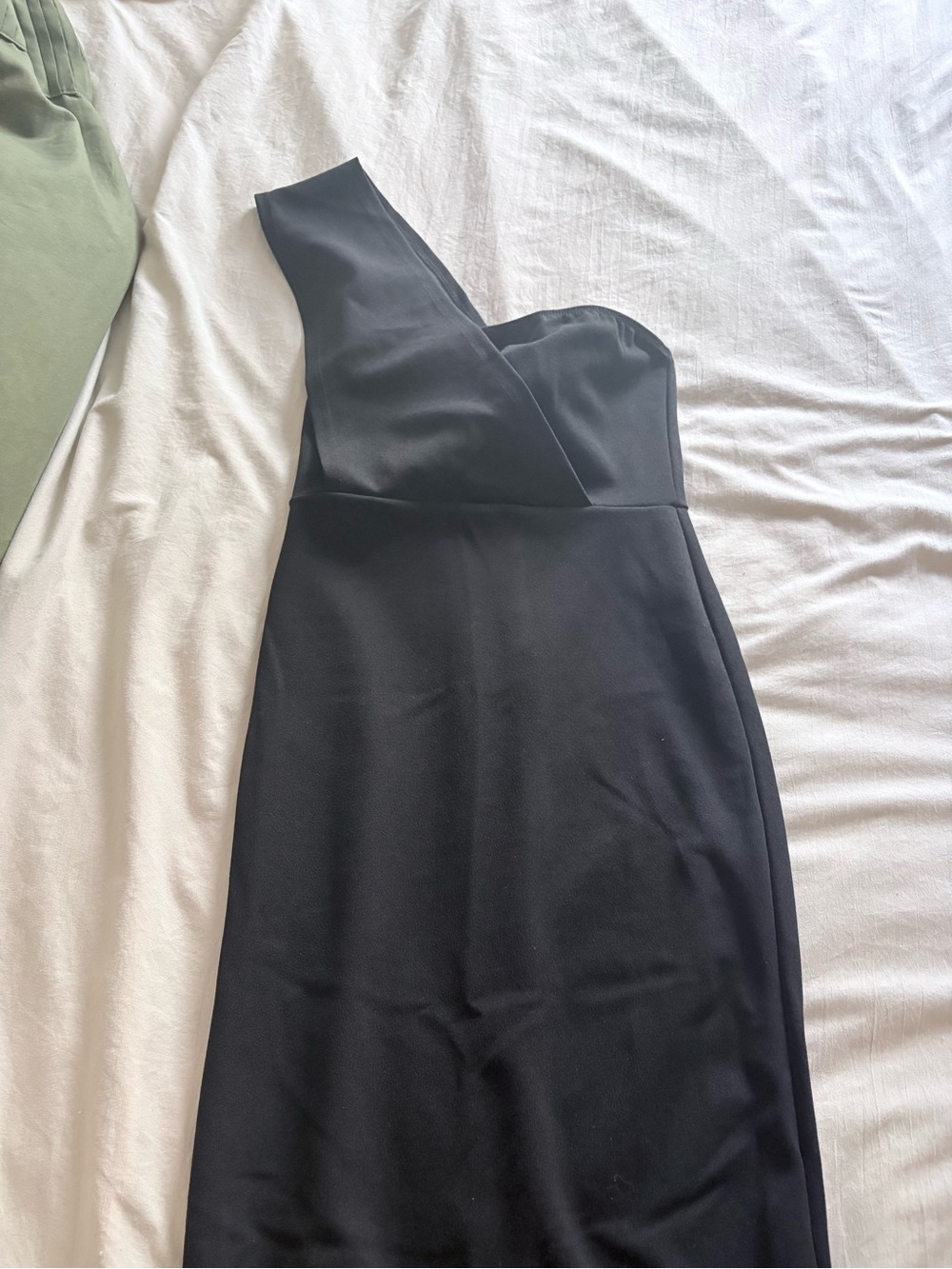 Pretty Little Thing Black One-Shoulder Women’s Maxi Dress